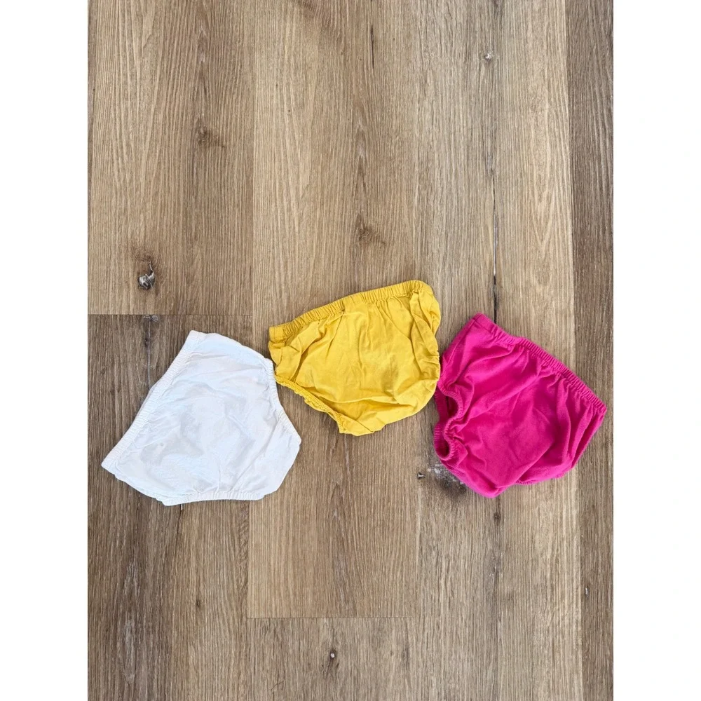Carter's Target Baby Diaper Covers Bloomers 3 Pack 9 Months Multicolor Cotton
